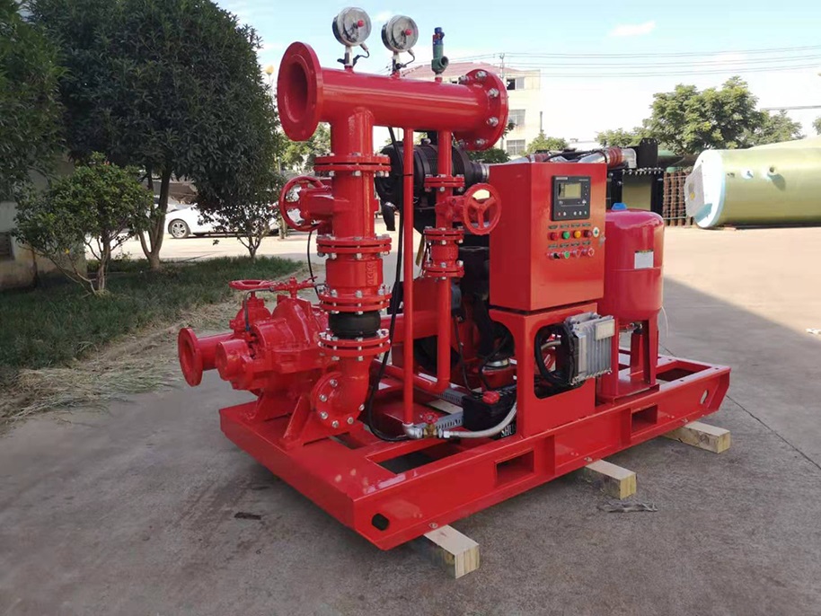 德州客户的大型双动力柴油机消防泵，消防水泵生产完成，发货啦！